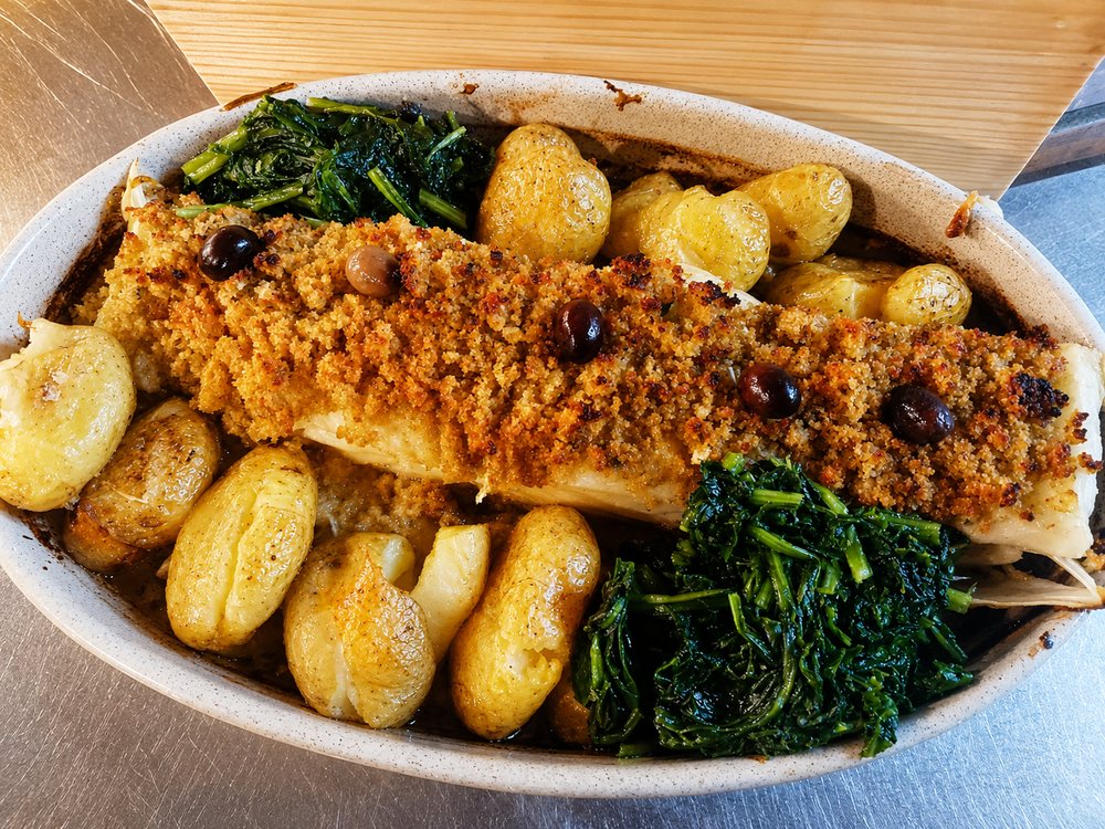 Bacalhau com broa